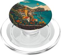 Italian Islands Coast Art and Summer Vibes, A Mediterranean PopSockets PopGrip for MagSafe