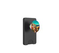 Italian Islands Coast Art and Summer Vibes, A Mediterranean PopSockets PopWallet for MagSafe