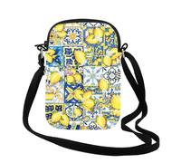 Italian Islands Gift Positano Delicious Italian Lemons Fresh Crossbody Bag Southern Italy Travel Messenger Bag (Lemons Cr UK)