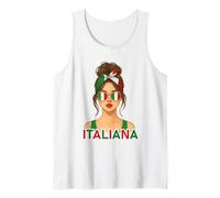 Italian Italiana Girl Italy Flag Italian Girlfriend Wife Tank Top