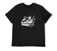 Italian Job Inspired Mens T-Shirt Top - Retro Classic Film Blow The Doors Off 3XL Black