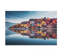 Italian Landscape Adults Kids Puzzle Jigsaw 1000 Pieces Educational Toy Game Family Decoration （75×50cm）