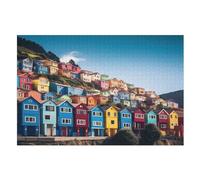 Italian Landscape Wooden Jigsaw Puzzles for Adults 1000 Piece Puzzle for Kids & Teens, Fun Educational Games for Family Game Night （75×50cm）
