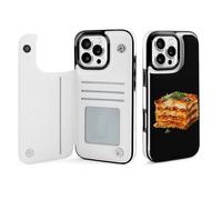 Italian Lasagna Printed Flip Phone Cases Compatible with iPhone 16