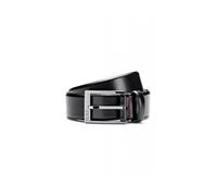 Italian-leather Belt with Polished Gunmetal Hardware - male - Hugo - Belts - Black - 95 CM - Accessories 95 CM