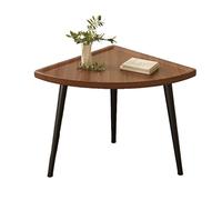 Italian Light Luxury Side Table Bedside Table End Table with Thickened Legs Rounded Corners Spacious Anti-Slip Top for Living Room Bedroom Study A,50 * 50 * 37CM