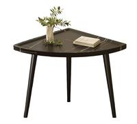 Italian Light Luxury Side Table Bedside Table End Table with Thickened Legs Rounded Corners Spacious Anti-Slip Top for Living Room Bedroom Study C,50 * 50 * 47CM