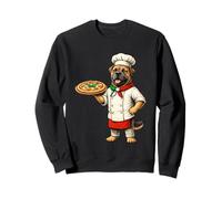 Italian Mastiff Pizza Chef Funny Italy Dog Cooking Sweatshirt