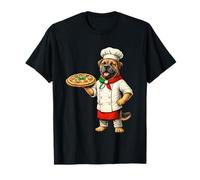 Italian Mastiff Pizza Chef Funny Italy Dog Cooking T-Shirt
