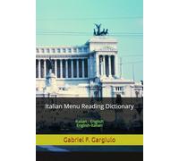 Italian Menu Reading Dictionary