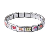 Italian Modular Charm Adjustable Wrist Charm, Elegant Jewelry-Finding