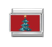 Italian Modular Jewelry Findings Module Christmas | Stainless Steel Texture, Christmas Theme Jewelry Making Part, Suitable for, Modular Connection