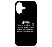 ITALIAN MOM Funny Dictionary Definition Italy Flag Meme Case for iPhone 17