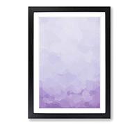 Italian Mountain Top in Abstract Framed Print | A2 Black Framed Wall Art | Ready to Hang | Abstract Landscape Picture | Living Room Bedroom Lounge Office