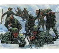 Italian Mountain Troops WWII Figures Plastic Kit 1:72 Model ITALERI