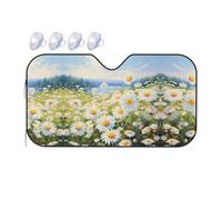Italian National Flower Medium Car Windshield Sunshade - Quick Cooling in The car in Summer, Portable Storage Sunshade