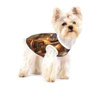 Italian Old Street Print Dog Shirt,Dog Shirt Vest for Small Breeds Like Chihuahuas,Yorkies, and Puppies