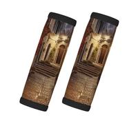 Italian Old Street Print Travel Essentials Luggage Handle Wrap Grips 2 Packs Easy Identification Suitcases