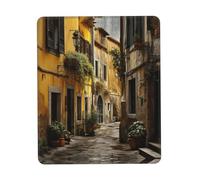 Italian Old Street Printing Gaming Mouse Pad with Strong Adhesion, Suiting for Computerpad, Gaming and Working