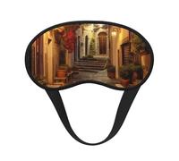 Italian Old Street Sleeping Mask for Adults Blackout, Comfortable Eye Mask Blocking Light for Travel, Yoga