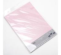 Italian Options 250GSM Metallic Textured Card Craft Paper 10 Sheets, Pink