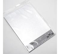 Italian Options 250GSM Metallic Textured Card Craft Paper 10 Sheets, Silver