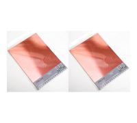 Italian Options 250GSM Mirror Card Craft Paper 10 Sheets, A4 Size, Rose Gold (Pack of 2)