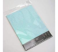 Italian Options 250GSM Non Shed Glitter Card Craft Paper 10 Sheets, A4 Size, Baby Blue
