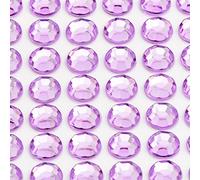 Italian Options - 5mm Lilac Diamante Rhinestone Gem Crystal Stickers (100 pcs)