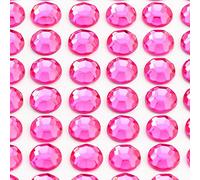Italian Options - 6mm Cerise Diamante Rhinestone Gem Crystal Stickers (100 pcs)