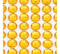 Italian Options - 6mm Gold Diamante Rhinestone Gem Crystal Stickers (100 pcs)