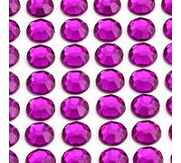 Italian Options - 6mm Purple Diamante Rhinestone Gem Crystal Stickers (100 pcs)