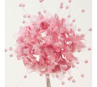 Italian Options Babies Breath 2.5cm Small Artificial Pearl Flowers Antique Pink (72 Pack)
