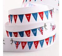 Italian Options Best of British Bunting Flag Ribbon 16mm x 10M Grosgrain