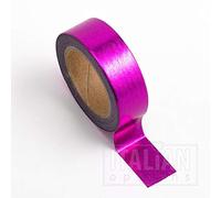 Italian Options Cerise Foil Adhesive Washi Tape (15mm x 10 Metre)