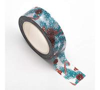 Italian Options Christmas Pine Cones and Berries Craft Adhesive Washi Tape (15mm x 10 Metre)