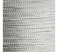 Italian Options Cord Ribbon, 1mm x 100 Metres, Silver