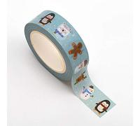 Italian Options Cute Christmas Adhesive Washi Tape (15mm x 10 Metre)