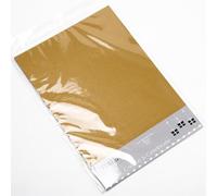Italian Options Double-Sided Pearlescent Card Craft Paper, Pearlised, 300gsm Card Stock for Electronic Die-Cutter Machines, Craft Supplies, 10 Pearl-Coloured Cardstock Sheets, A4, 300gsm, Gold