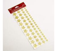 Italian Options Gold Glitter Stars Christmas Craft Decorations (Pack of 53)