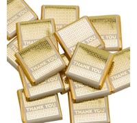 Italian Options Gold Thank You Chocolate Neapolitans (50 Chocolates)