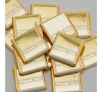 Italian Options Gold Thank You Chocolate Neapolitans (50 Chocolates)