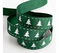 Italian Options Christmas Tree Ribbon 16mm x 5m Green