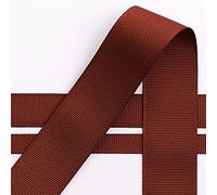 Italian Options Grosgrain Ribbon, 10mm x 10 Metre Roll, Brown