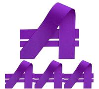 Italian Options Grosgrain Ribbon 10mm, Strong Plain Purple Ribbon for Bows, Wedding, Crafting, Sewing, Hair Accessories, Gift Wrap, 10 mm x 10 Metre Roll, Purple (Pack of 4)