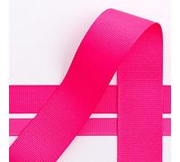 Italian Options Grosgrain Ribbon, 16mm x 10 Metre Roll, Shocking Pink