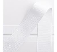 Italian Options Grosgrain Ribbon, 16mm x 10 Metre Roll, White