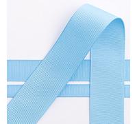 Italian Options Grosgrain Ribbon 25mm, Strong Plain Baby Blue Ribbon for Bows, Wedding, Crafting, Sewing, Hair Accessories, Gift Wrap, 25 mm x 10 Metre Roll, Pale Blue