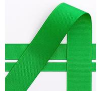 Italian Options Grosgrain Ribbon 25mm, Strong Plain Emerald Green Ribbon for Bows, Wedding, Crafting, Sewing, Hair Accessories, Gift Wrap, 25 mm x 10 Metre Roll, Emerald