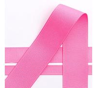 Italian Options Grosgrain Ribbon, 25mm x 10 Metre Roll, Hot Pink